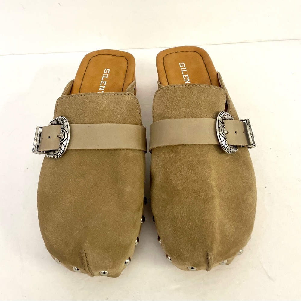 ANTHROPOLOGIE Silent D Clogs Size 37 - Picture 2 of 5